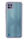 Mey İthalat®  Realme C21 Kılıf Montreal Silikon Kapak - Mor