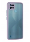 Mey İthalat®  Realme C21 Kılıf Montreal Silikon Kapak - Mor