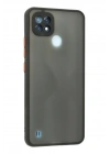 Mey İthalat®  Realme C21 Kılıf Montreal Silikon Kapak - Siyah