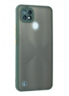 Mey İthalat®  Realme C21 Kılıf Montreal Silikon Kapak - Yeşil