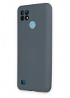 Mey İthalat®  Realme C21 Kılıf Nano içi Kadife Silikon - Gri