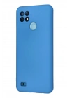 Mey İthalat®  Realme C21 Kılıf Nano içi Kadife Silikon - Mavi