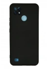 Mey İthalat®  Realme C21 Kılıf Nano içi Kadife Silikon - Siyah