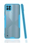 Mey İthalat®  Realme C21 Kılıf Platin Silikon - Mavi