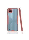 Mey İthalat®  Realme C21 Kılıf Platin Silikon - Pembe