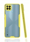 Mey İthalat®  Realme C21 Kılıf Platin Silikon - Sarı