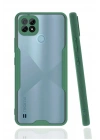 Mey İthalat®  Realme C21 Kılıf Platin Silikon - Yeşil