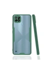Mey İthalat®  Realme C21 Kılıf Platin Silikon - Yeşil