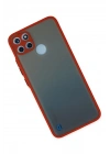 Mey İthalat®  Realme C21Y Kılıf Montreal Silikon Kapak - Kırmızı