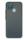Mey İthalat®  Realme C21Y Kılıf Montreal Silikon Kapak - Yeşil