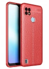 Mey İthalat®  Realme C25 Kılıf Auto Focus Kapak - Kırmızı