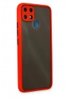 Mey İthalat®  Realme C25 Kılıf Montreal Silikon Kapak - Kırmızı