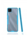 Mey İthalat®  Realme C25 Kılıf Platin Silikon - Mavi