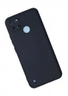 Mey İthalat®  Realme C25Y Kılıf Nano içi Kadife Silikon - Lacivert