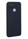 Mey İthalat®  Realme C25Y Kılıf Nano içi Kadife Silikon - Lacivert
