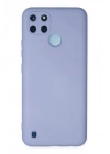 Mey İthalat®  Realme C25Y Kılıf Nano içi Kadife Silikon - Lila