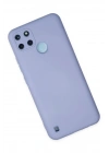 Mey İthalat®  Realme C25Y Kılıf Nano içi Kadife Silikon - Lila