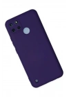 Mey İthalat®  Realme C25Y Kılıf Nano içi Kadife Silikon - Mor