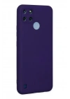 Mey İthalat®  Realme C25Y Kılıf Nano içi Kadife Silikon - Mor