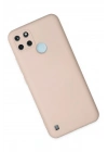 Mey İthalat®  Realme C25Y Kılıf Nano içi Kadife Silikon - Pudra