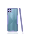 Mey İthalat®  Realme C25Y Kılıf Platin Silikon - Lila