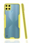 Mey İthalat®  Realme C25Y Kılıf Platin Silikon - Sarı