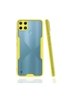 Mey İthalat®  Realme C25Y Kılıf Platin Silikon - Sarı