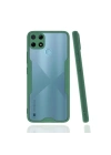 Mey İthalat®  Realme C25Y Kılıf Platin Silikon - Yeşil
