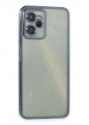 Mey İthalat®  Realme C35 Kılıf  Lensli Silikon - Açık Mavi