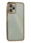 Mey İthalat®  Realme C35 Kılıf  Lensli Silikon - Gold