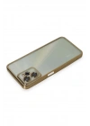 Mey İthalat®  Realme C35 Kılıf  Lensli Silikon - Gold