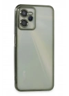 Mey İthalat®  Realme C35 Kılıf  Lensli Silikon - Yeşil
