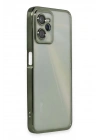 Mey İthalat®  Realme C35 Kılıf  Lensli Silikon - Yeşil