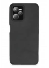 Mey İthalat®  Realme C35 Kılıf Loop Deri Silikon - Siyah