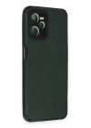 Mey İthalat®  Realme C35 Kılıf Loop Deri Silikon - Yeşil