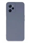 Mey İthalat®  Realme C35 Kılıf Nano içi Kadife Silikon - Gri