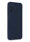 Mey İthalat®  Realme C35 Kılıf Nano içi Kadife Silikon - Lacivert