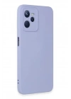 Mey İthalat®  Realme C35 Kılıf Nano içi Kadife Silikon - Lila