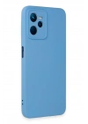 Mey İthalat®  Realme C35 Kılıf Nano içi Kadife Silikon - Mavi