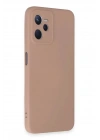Mey İthalat®  Realme C35 Kılıf Nano içi Kadife Silikon - Pudra