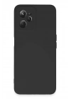 Mey İthalat®  Realme C35 Kılıf Nano içi Kadife Silikon - Siyah