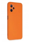 Mey İthalat®  Realme C35 Kılıf Nano içi Kadife Silikon - Turuncu