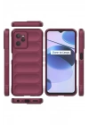 Mey İthalat®  Realme C35 Kılıf Optimum Silikon - Bordo