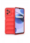 Mey İthalat®  Realme C35 Kılıf Optimum Silikon - Kırmızı