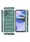 Mey İthalat®  Realme C35 Kılıf Optimum Silikon - Koyu Yeşil