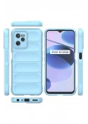 Mey İthalat®  Realme C35 Kılıf Optimum Silikon - Sky Blue