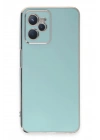 Mey İthalat®  Realme C35 Kılıf Volet Silikon - Açık Yeşil