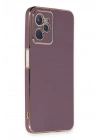Mey İthalat®  Realme C35 Kılıf Volet Silikon - Mor