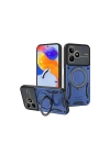 Mey İthalat®  Realme C53 Kılıf Joy Lens Standlı Kapak - Lacivert