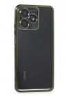 Mey İthalat®  Realme C53 Kılıf  Lensli Silikon - Yeşil
